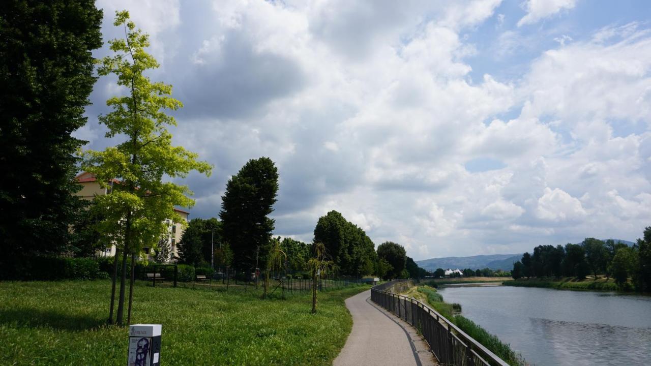 Arno River View Apartment Terraces, Free Parking Florens Exteriör bild