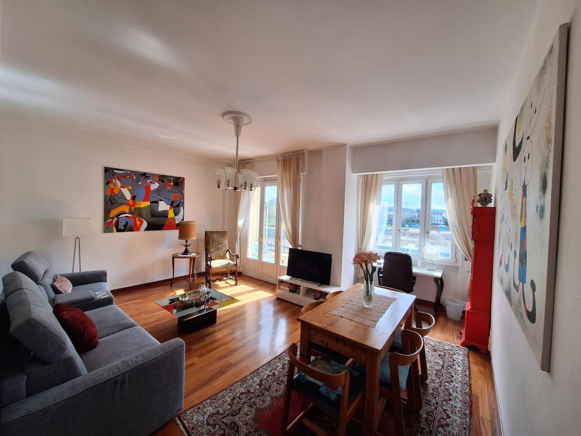 Arno River View Apartment Terraces, Free Parking Florens Exteriör bild